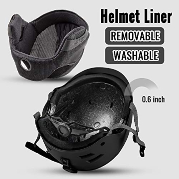 TurboSke Ski Helmet - Perfect for Men, Women, Youth