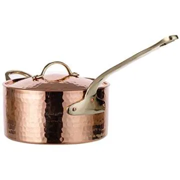 Handmade 1.7 Quart Copper Sugar Sauce Pan for Cooking