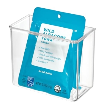 iDesign AFFIXX Plastic Wall Mount Organizer for Kitchen, Bathroom, Office, Bedroom, Garage, Craft Ro...