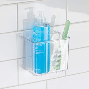 iDesign AFFIXX Wall Mount Organizer Plastic Storage Solutions