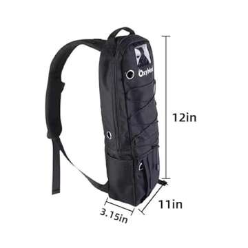 OxyMed Oxygen Tank Backpack - Portable Cylinder Holder Bag for Wheelchair & Walker - Adjustable Tank Carrying Accessories Bag for Shoulder, Rollator Walker, Travel – Fit M2, M4, M6, ML6, M7, M9, MD