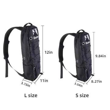 OxyMed Oxygen Tank Backpack - Portable Cylinder Holder Bag for Wheelchair & Walker - Adjustable Tank Carrying Accessories Bag for Shoulder, Rollator Walker, Travel – Fit M2, M4, M6, ML6, M7, M9, MD