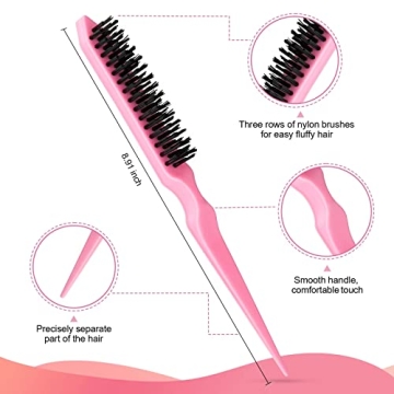 Anmieciu Hair Brush Set for All Hair Types in Pink