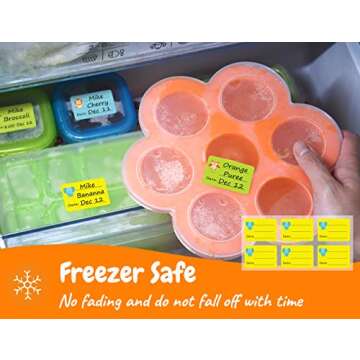 Durable Baby Food Labels for Easy Care & Storage