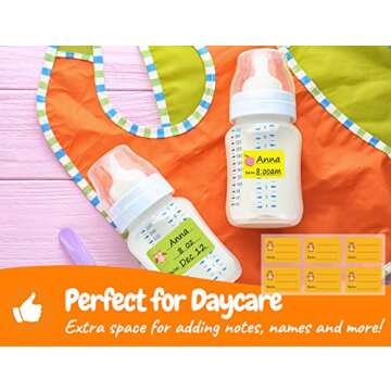 Durable Baby Food Labels for Easy Care & Storage