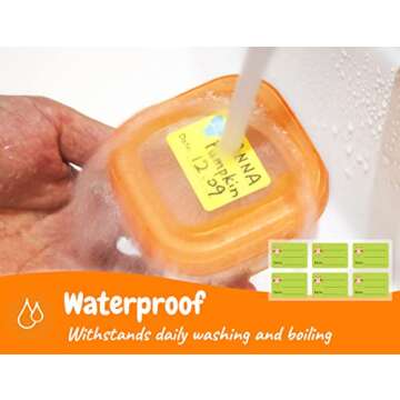 Durable Baby Food Labels for Easy Care & Storage
