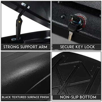 DNA MOTORING Rooftop Cargo Box Carrier Efficient Car Storage