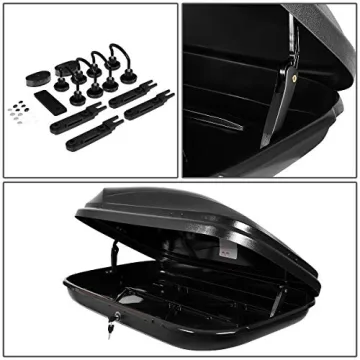 DNA MOTORING Rooftop Cargo Box Carrier Efficient Car Storage
