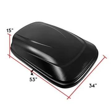 DNA MOTORING Rooftop Cargo Box Carrier Efficient Car Storage