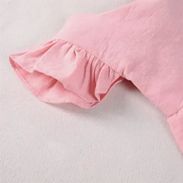 Adorable Toddler Cotton Linen Summer Dress for Girls