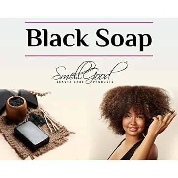 SmellGood Authentic Raw African Black Soap Bar 10 LB