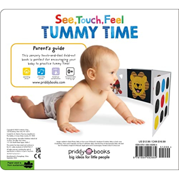 See Touch Feel: Tummy Time Baby Book for Infants