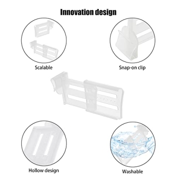 Adjustable Refrigerator Dividers for Organized Spaces