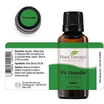 Plant Therapy Fir Needle Essential Oil - Pure Respiratory Relief