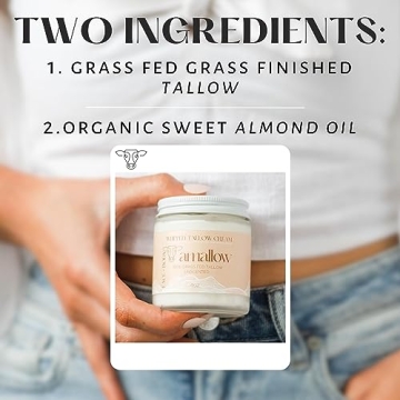 Nourishing Amallow 100% Grass Fed Beef Tallow Moisturizer