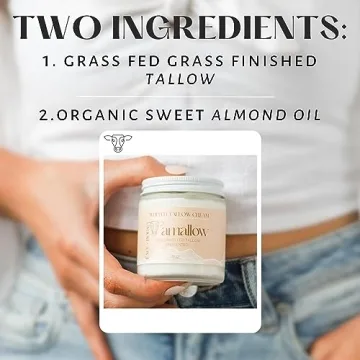 Nourishing Amallow 100% Grass Fed Beef Tallow Moisturizer