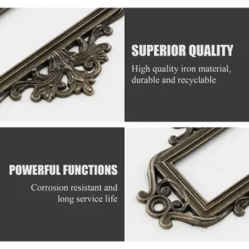 Zorveiio Antique Bronze Label Holders Set of 24