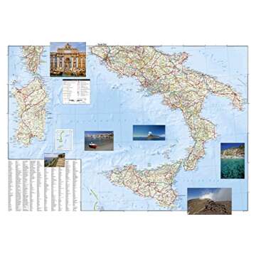 Italy Map (National Geographic Adventure Map, 3304)