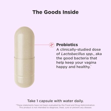 OLLY Happy Hoo-Ha Probiotic Capsules for Women’s Health
