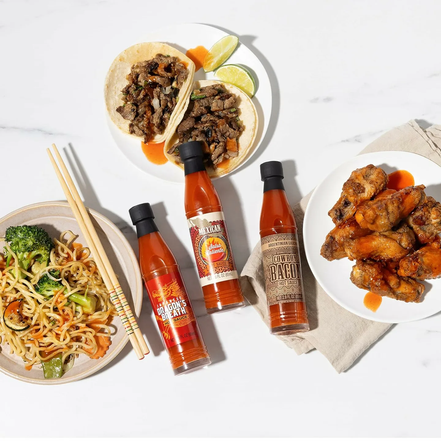 Gourmet World Traveler Hot Sauce Gift Set - 15 Pack