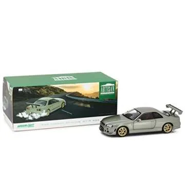 Greenlight 19033 1999 Nissan Skyline GT-R R34 1:18 Scale Die Cast Replica