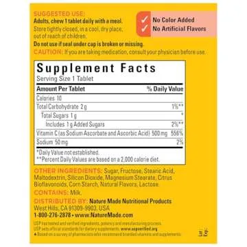 Nature Made Chewable Vitamin C 500 mg - Immune Support