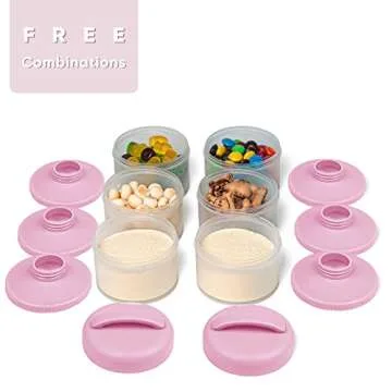Termichy Stackable Formula Dispenser Portable Container