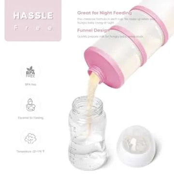 Termichy Stackable Formula Dispenser Portable Container