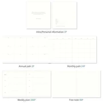 Monolike Hardcover Henri Matisse Diary, HENRI MATISSE JOURNAL Ⅲ - Academic Planner Weekly & Monthly Planner