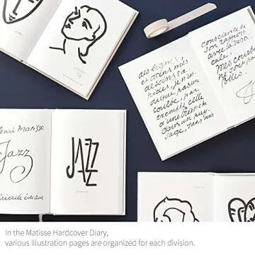 Monolike Hardcover Henri Matisse Diary, HENRI MATISSE JOURNAL Ⅲ - Academic Planner Weekly & Monthly Planner