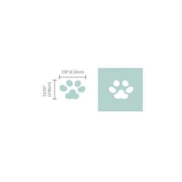 Bira Craft 1 inch Paw Lever Action Craft Punch, for Paper Crafting Scrapbooking