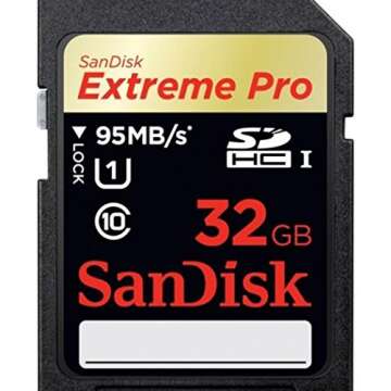 SanDisk Extreme PRO 32GB up to 95MB/s UHS-I/U3 SDHC Flash Memory Card - SDSDXPA-032G-X46