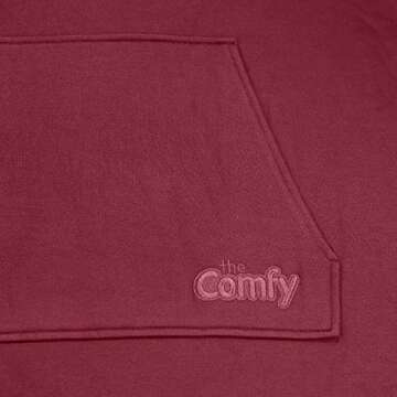 THE COMFY Hoodie: Shark Tank, Invented by 2 Brothers, Oversized Soft Wearable Fleece Hoodie, Pullover Sweatshirt with Large Pocket & Hood, Casual, Activewear, Adults, Men, Women, Teens