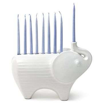 Jonathan Adler Elephant Menorah - Unique Ceramic Design