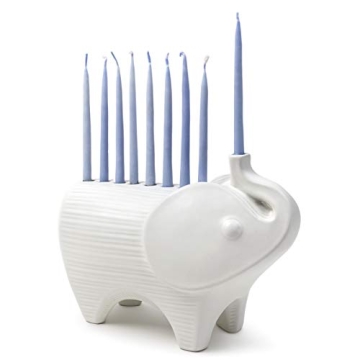 Jonathan Adler Elephant Menorah - Unique Ceramic Design
