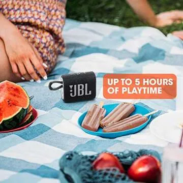 JBL Go 3 Mini Bluetooth Speaker with Powerful Sound