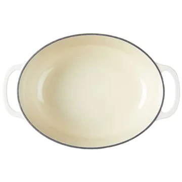 Lodge 7 Quart Enameled Cast Iron Oval Dutch Oven