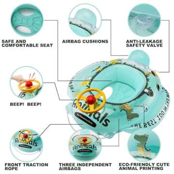 Swimbobo Inflatable Toddler Pool Float for Kids