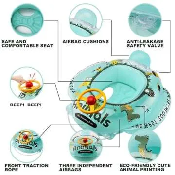 Swimbobo Inflatable Toddler Pool Float for Kids