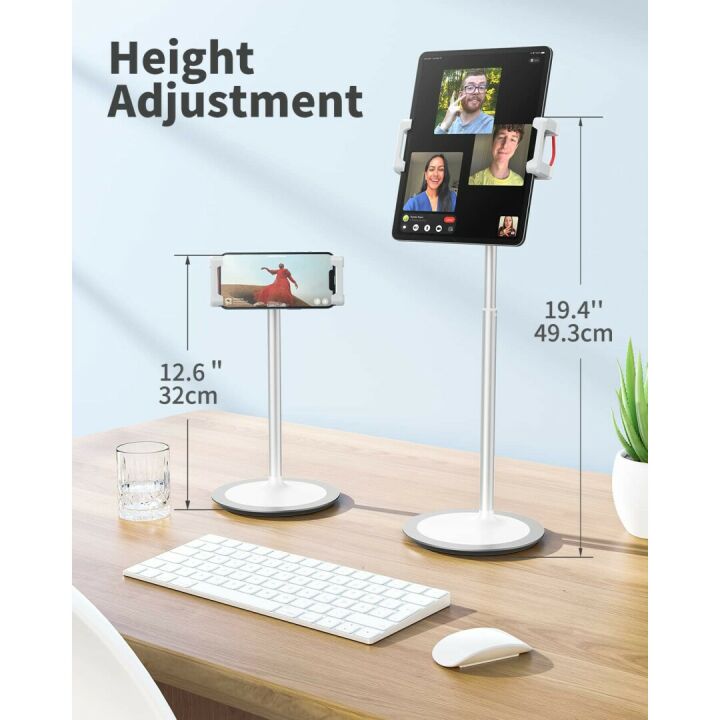 SAIJI Adjustable 360° Tablet Stand for iPad & Phones