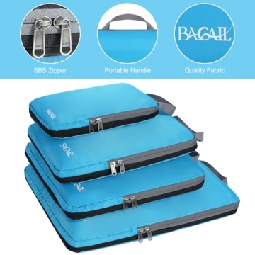 BAGAIL Compression Packing Cubes - Expand Your Packing
