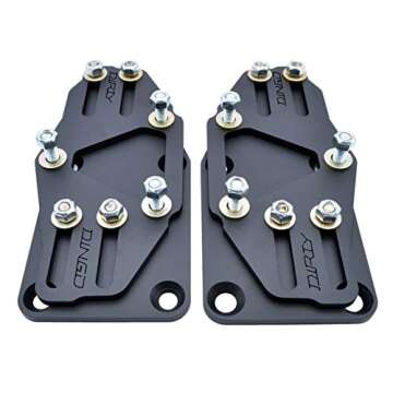 Dirty Dingo Motorsports Slider SBC/BBC to LS Engine Conversion Swap Mounts Plain Steel DD-Slider