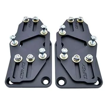 Dirty Dingo Motorsports Slider SBC/BBC to LS Engine Conversion Swap Mounts Plain Steel DD-Slider