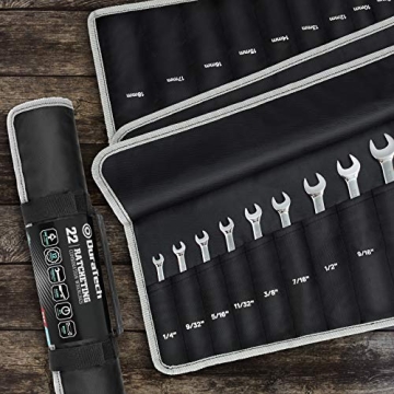 DURATECH 22-Piece Ratcheting Wrench Set for All Repairs