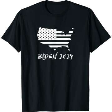 Biden 24 President Liberal Democrat T-Shirt - Show Your Support!