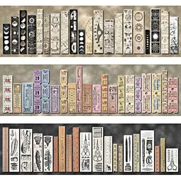 Vintage Scrapbook Washi Stickers Set - 120 Pieces DIY