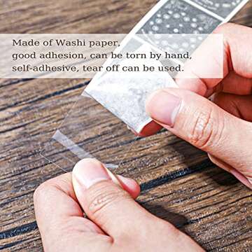 Vintage Scrapbook Washi Stickers Set - 120 Pieces DIY