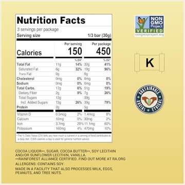 Delicious 55% Dark Chocolate Bars by Chocolove