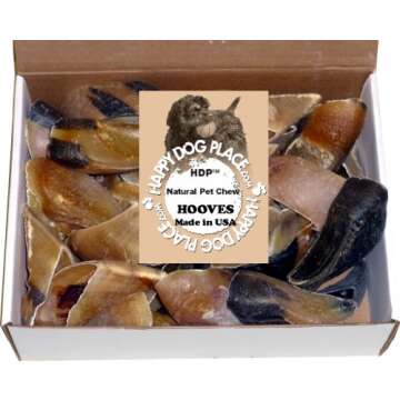 HDP Large Hooves Naturals Made in USA Size:1 LB Flavor:Natural