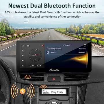 2024 Carpuride W103 Pro Portable Carplay Touchscreen Stereo